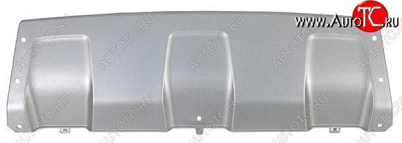 1 289 р. Накладка переднего бампера (серебро) BodyParts Renault Duster HS дорестайлинг (2010-2015) (Неокрашенная)  с доставкой в г. Воронеж