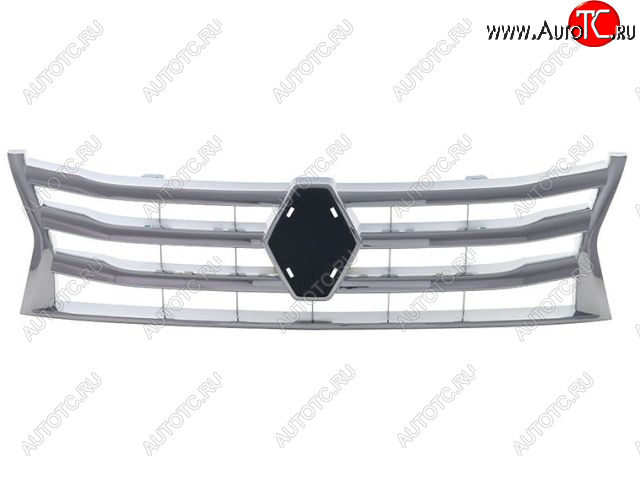 3 199 р. Решётка радиатора (хром) BodyParts  Renault Duster  HS (2010-2015) дорестайлинг (Неокрашенная)  с доставкой в г. Воронеж