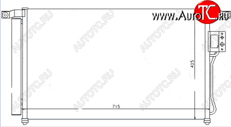 4 999 р. SANTA FE КОНДЕНСАТОР КОНДИЦ (см.каталог) BODYPARTS hnsfe06-931  с доставкой в г. Воронеж