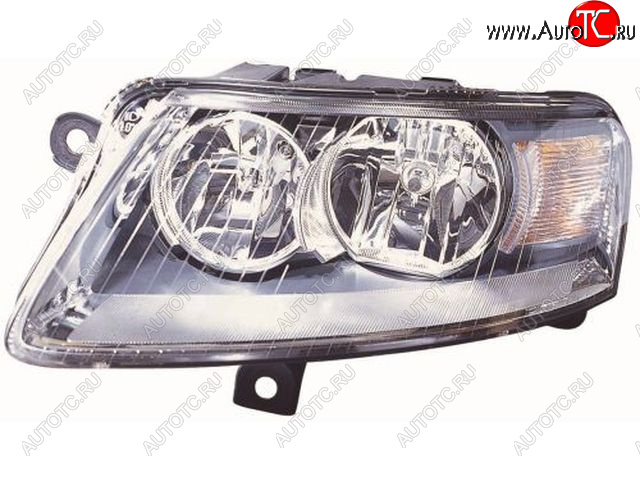 8 349 р. Левая фара (под корректор) DEPO  Audi A6  C6 (2004-2008) дорестайлинг, седан  с доставкой в г. Воронеж