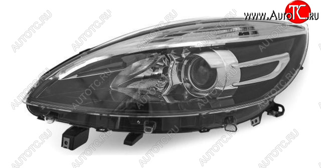 14 799 р. Левая фара (под корректор) DEPO  Renault Scenic  3 (2012-2016) рестайлинг  с доставкой в г. Воронеж