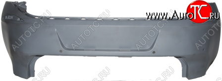 4 849 р. Бампер задний (с отверстием под парктроники, Тайвань) BodyParts Volkswagen Golf 7 дорестайлинг, хэтчбэк 5 дв. (2012-2017) (Неокрашенный)  с доставкой в г. Воронеж