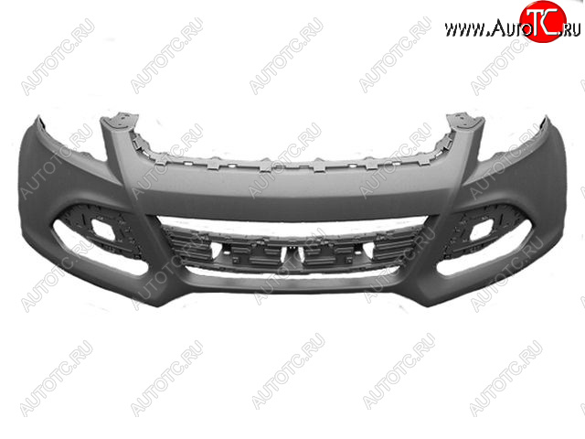 4 599 р. Бампер передний (с отверстиями под омыватели фар и под парктроник) BodyParts Ford Kuga 2 дорестайлинг (2013-2016) (Неокрашенный)  с доставкой в г. Воронеж