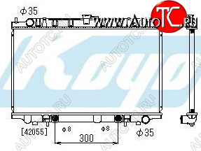 13 399 р. MAXIMA QX РАДИАТОР ОХЛАЖДЕН AT 2 3 (1 ряд) BODYPARTS nnmxq95-912  с доставкой в г. Воронеж