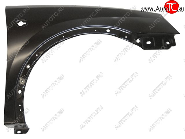 3 069 р. Правое крыло (с отверстием под повторитель поворота, Тайвань) BodyParts  Opel Corsa  C (2000-2006) (Неокрашенное)  с доставкой в г. Воронеж