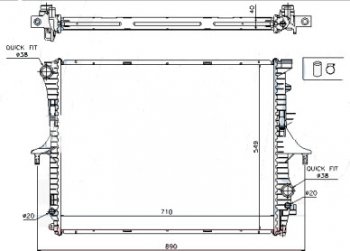 5 699 р. TOUAREG РАДИАТОР ОХЛАЖДЕН 2.5 TD (см.каталог) BODYPARTS vwtou02-913  с доставкой в г. Воронеж. Увеличить фотографию 1