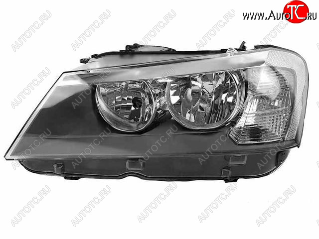 10 849 р. Левая фара (c электрокорректором) DEPO BMW X3 F25 дорестайлинг (2010-2014)  с доставкой в г. Воронеж