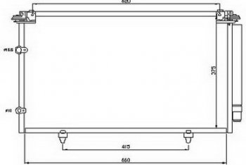 3 699 р. CAMRY КОНДЕНСАТОР КОНДИЦ BODYPARTS tycam02-930  с доставкой в г. Воронеж. Увеличить фотографию 1