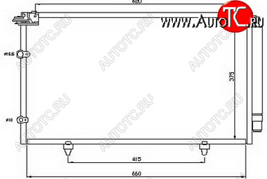 3 699 р. CAMRY КОНДЕНСАТОР КОНДИЦ BODYPARTS tycam02-930  с доставкой в г. Воронеж