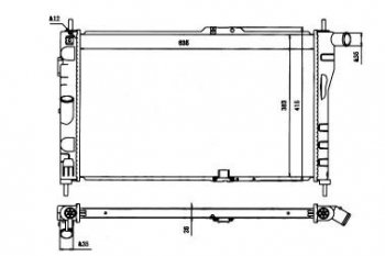 2 799 р. ESPERO РАДИАТОР ОХЛАЖДЕН MT BODYPARTS dwesp94-913  с доставкой в г. Воронеж. Увеличить фотографию 1