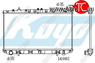 4 799 р. P10 РАДИАТОР ОХЛАЖДЕН MT 1.8 BODYPARTS nnp1091-917  с доставкой в г. Воронеж