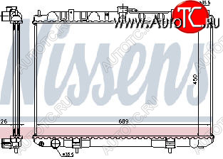 7 999 р. X-TRAIL РАДИАТОР ОХЛАЖДЕН 2.2 (дизель) (NISSENS) (AVA) NISSENS nnxtr01-910  с доставкой в г. Воронеж