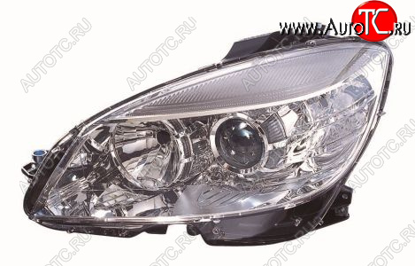 15 699 р. Левая фара (c электрокорректором) DEPO Mercedes-Benz C-Class W204 дорестайлинг седан (2007-2011)  с доставкой в г. Воронеж