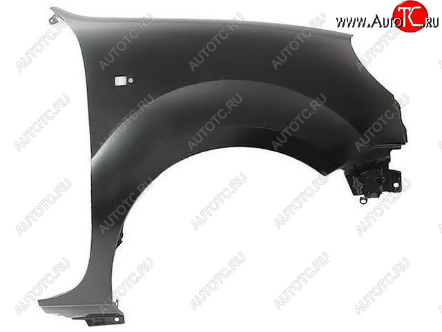 4 199 р. Правое крыло (с отверстием под повторитель поворота, Тайвань) BodyParts  Renault Kangoo  KC (2003-2007) рестайлинг (Неокрашенное)  с доставкой в г. Воронеж