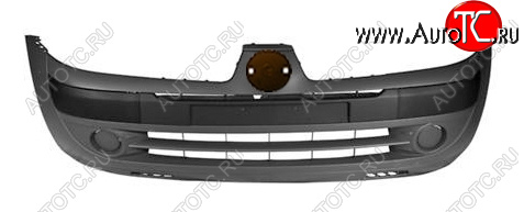 3 479 р. Бампер передний BodyParts  Renault Clio ( CB,  BB) (2001-2012) рестайлинг, хэтчбэк 3 дв., рестайлинг, хэтчбэк 5 дв. (Неокрашенный)  с доставкой в г. Воронеж