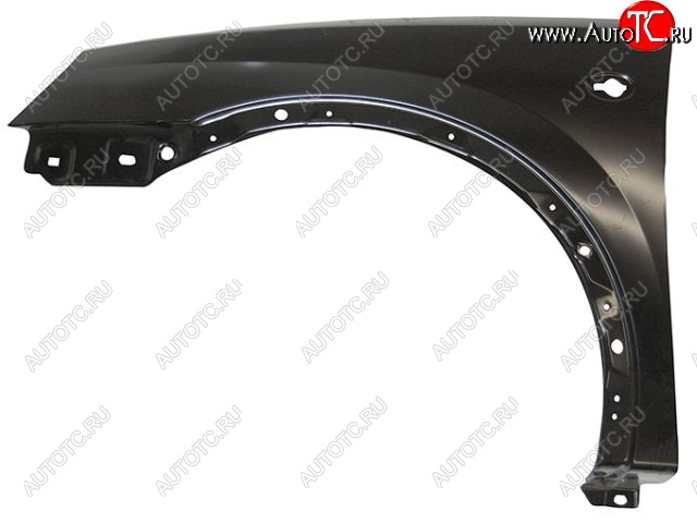 3 069 р. Левое крыло (с отверстием под повторитель поворота, Тайвань) BodyParts  Opel Corsa  C (2000-2006) (Неокрашенное)  с доставкой в г. Воронеж
