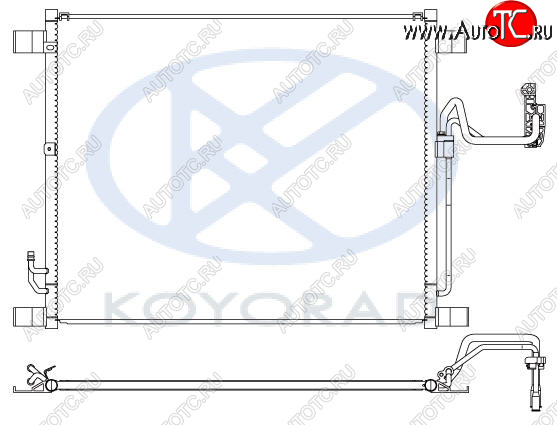 7 849 р. FX35 {EX35 09-} КОНДЕНСАТОР КОНДИЦ (KOYO) KOYORAD ifx3508-930  с доставкой в г. Воронеж
