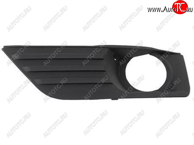 126 р. Левая вставка переднего бампера (с отверстием под ПТФ, пр-во Китай) BODYPARTS Ford Focus 2  седан дорестайлинг (2004-2008)  с доставкой в г. Воронеж