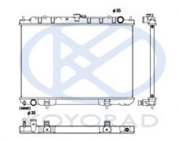 5 449 р. X-TRAIL РАДИАТОР ОХЛАЖДЕН MT 2.2 (дизель) BODYPARTS nnxtr01-913  с доставкой в г. Воронеж. Увеличить фотографию 1
