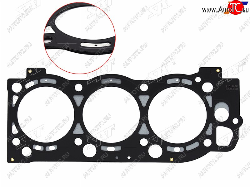 1 239 р. Прокладка ГБЦ TOYOTA LC PRADOSURFGRANVIA 5VZ 99-05 LH SAT ST-33-0011  с доставкой в г. Воронеж