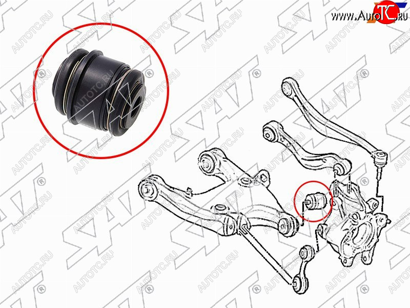 799 р. Сайлентблок BMW 5-Series 09-17  6-Series 11-18  7-Series 08-15  5-Series Gran Turismo 09-16 SAT ST-33326780438  с доставкой в г. Воронеж