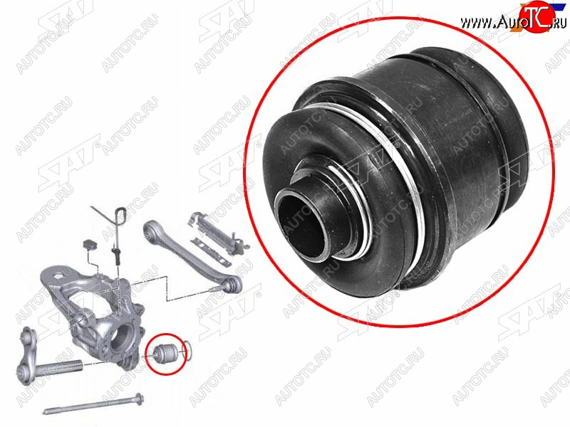 1 149 р. Сайлентблок BMW X5 06-18  X6 08-20 SAT ST-33326770985  с доставкой в г. Воронеж