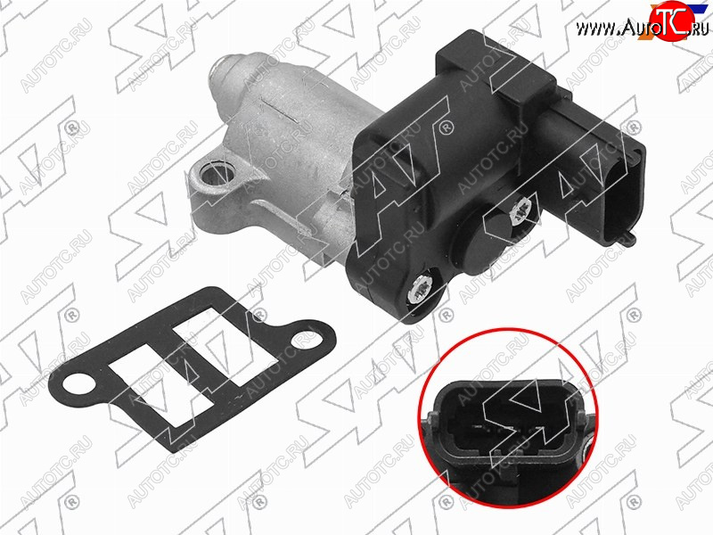 2 859 р. Клапан холостого хода HYUNDAI GETZ 02- ACCENT 99- KIA RIO 05- SAT ST-340-0006  с доставкой в г. Воронеж