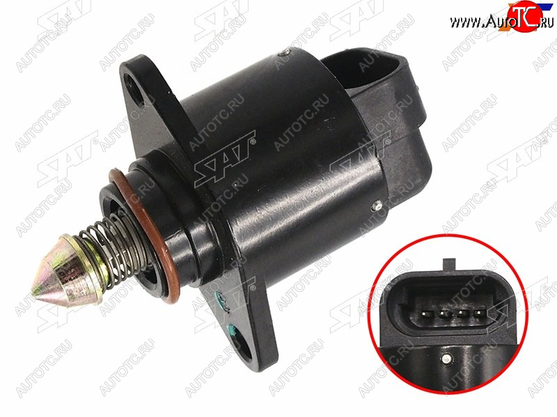 729 р. Клапан холостого хода OPEL ASTRA F ASTRA G VECTRA B ZAFIRA A CORSA A CORSA B TIGRA A SAT ST-340-0020  с доставкой в г. Воронеж