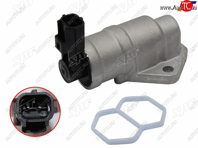 3 279 р. Клапан холостого хода FORD MONDEO III 00-07 FOCUS  04- SAT ST-340-0014  с доставкой в г. Воронеж