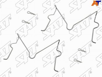 Комплект монтажный тормозных колодок FR TOYOTA LAND CRUISER PRADOSURF 02- SAT ST-349-0036