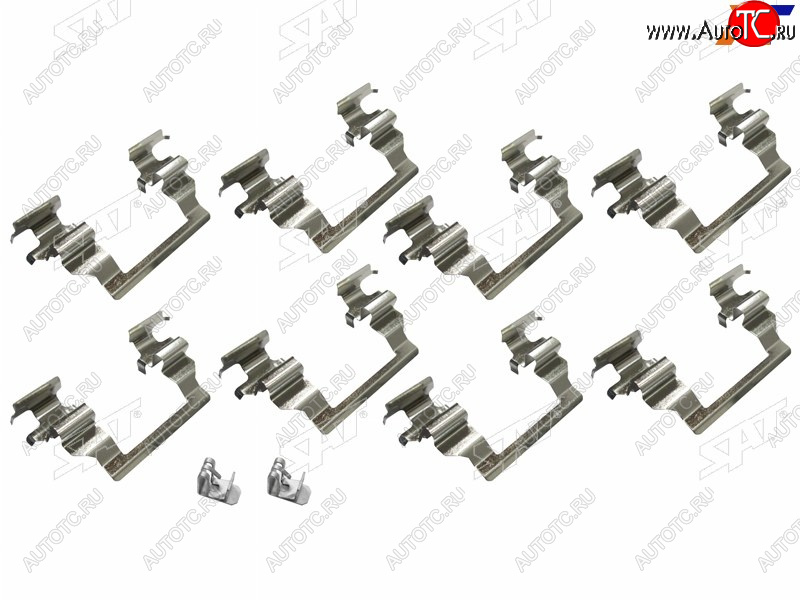 399 р. Комплект монтажный тормозных колодок FR TOYOTA HARRIER 00-05CAMRY ##V20 96-01NADIA 99-02 SAT ST-349-0019  с доставкой в г. Воронеж