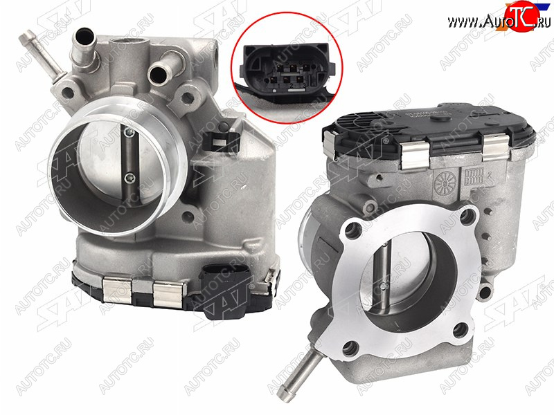 5 649 р. Дроссельная заслонка Hyundai Solaris 10-17  Kia Ceed 06-16  Cerato 08-13  Rio 11-17  Soul 08-14 SAT ST-35100-2B150  с доставкой в г. Воронеж