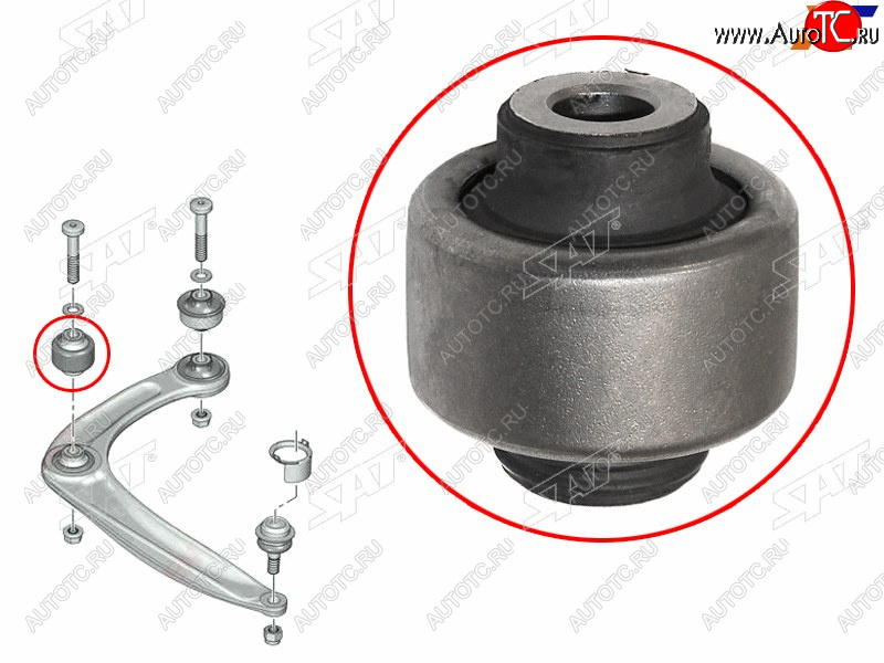 399 р. Сайлентблок Citroen Berlingo 08-22  C4 04-  Peugeot 308 07-15  Citroen C4 Aircross 12-16  DS4 12 SAT ST-352391  с доставкой в г. Воронеж