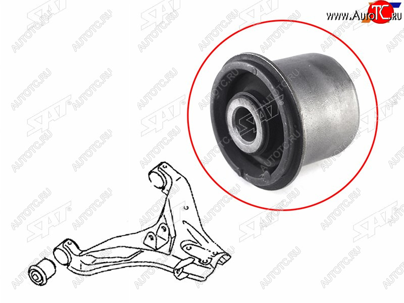 379 р. Сайлентблок переднего верхнего рычага MITSUBISHI L200TRITON 05-15PAJEROMONTERO SPORT 08-15 SAT ST-4010A117B  с доставкой в г. Воронеж