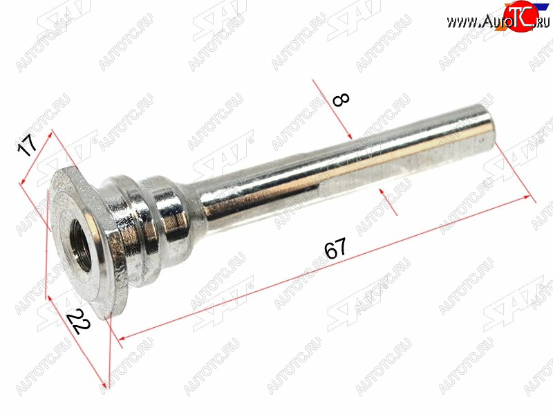 101 р. Направляющая суппорта FR NISSAN ALMERA N15BLUEBIRD SYLPHY G11TEANA J31PRIMERA P11WINGOADAD Y11 SAT ST-41139-01A01  с доставкой в г. Воронеж