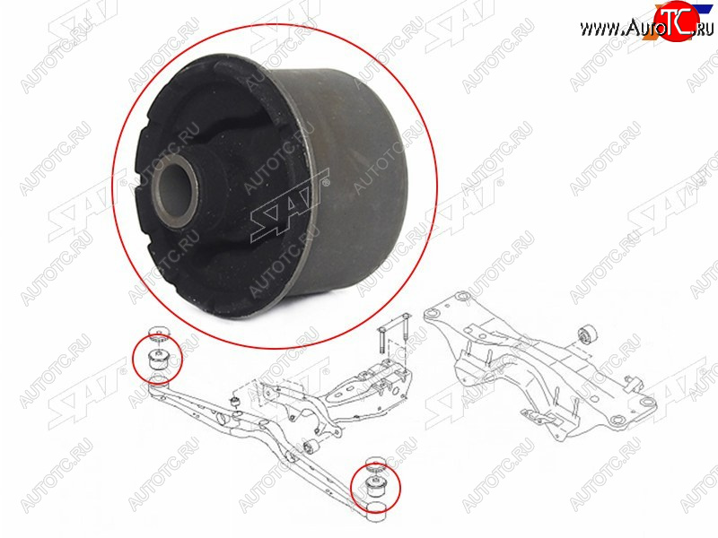 499 р. Сайлентблок Subaru Forester 02-08 SAT ST-41326-SA020  с доставкой в г. Воронеж