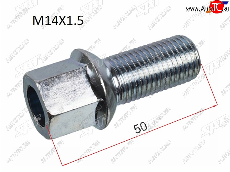 163 р. Болт колесный VW POLO 02-15JETTA 05-15TIGUAN 08-15SKODA FABIA 00-15OCTAVIA 97-15RAPID 1 SAT ST-431601139A  с доставкой в г. Воронеж