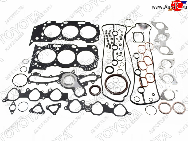 23 999 р. Ремкомплект двигателя полный 4RUNNERFORTUNERHILUXSURFLAND CRUISER 1GRFE 04- TOYOTA 04111-31343  с доставкой в г. Воронеж