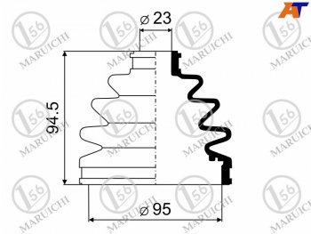 539 р. Пыльник ШРУСа наружный NISSAN CEFIRO A32A33 94-06TERRANO R50ATLAS F23 92-02 MARUICHI 05-413  с доставкой в г. Воронеж. Увеличить фотографию 1