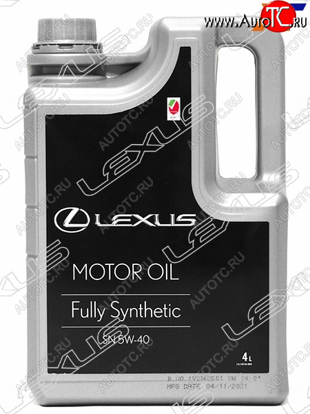 2 799 р. Масло моторное LEXUS (пластиковая канистра) 5W-40 SN 4Л (Синтетика) ОАЭ LEXUS 08880-83717  с доставкой в г. Воронеж