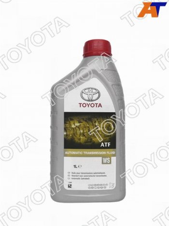 2 799 р. Масло трансмиссионное TOYOTA для АКПП WS 1Л (пластиковая канистра) Бельгия TOYOTA 08886-81210  с доставкой в г. Воронеж. Увеличить фотографию 1