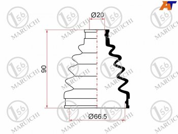 619 р. Пыльник ШРУСа наружный TOYOTA PASSO KGC1# QNC10 1KRFEMITSUBISHI PAJERO MINI H58A H53 58A MARUICHI 02-167  с доставкой в г. Воронеж. Увеличить фотографию 1