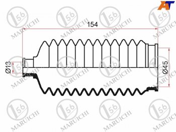 649 р. Пыльник рулевой рейки                                                                                MARUICHI 03-086  с доставкой в г. Воронеж. Увеличить фотографию 1