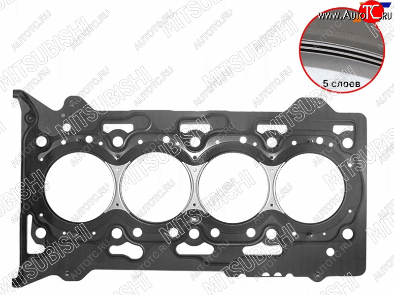 5 699 р. Прокладка ГБЦ 4N15(A SIZE T=1,30) MITSUBISHI Mitsubishi L200 5 KK,KL дорестайлинг (2015-2019)  с доставкой в г. Воронеж