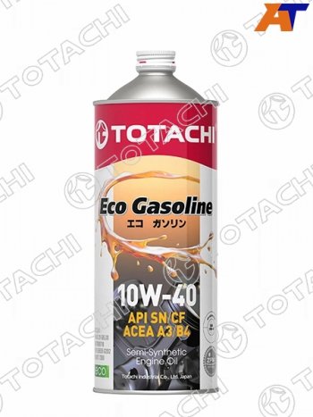 1 149 р. Масло моторное полусинтетическое TOTACHI Eco Gasoline 10W-40 SNCF, A3B4 1л TOTACHI 10901  с доставкой в г. Воронеж. Увеличить фотографию 1