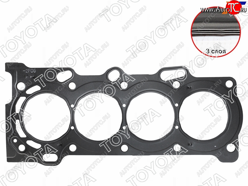 3 899 р. Прокладка головки блока TOYOTA COROLLA,WILL,WISH 1ZZFE 02- TOYOTA 11115-22050  с доставкой в г. Воронеж