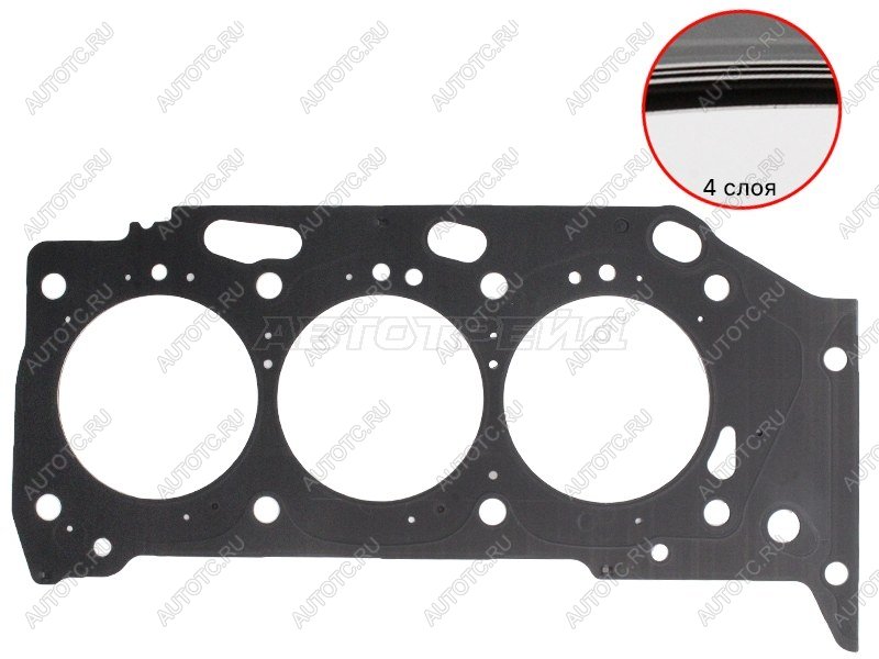 3 479 р. Прокладка ГБЦ 2GRFKS LH TOYOTA Toyota Camry XV70 дорестайлинг (2017-2021)  с доставкой в г. Воронеж