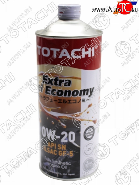 1 479 р. Масло моторное синтетическое TOTACHI Extra Fuel Economy 0W-20 SN, GF-5 1л TOTACHI 11401  с доставкой в г. Воронеж