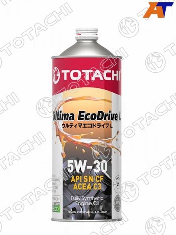 1 299 р. Масло моторное синтетическое TOTACHI Ultima Ecodrive L 5W-30 SNCF, C3 1л TOTACHI 12101  с доставкой в г. Воронеж. Увеличить фотографию 1