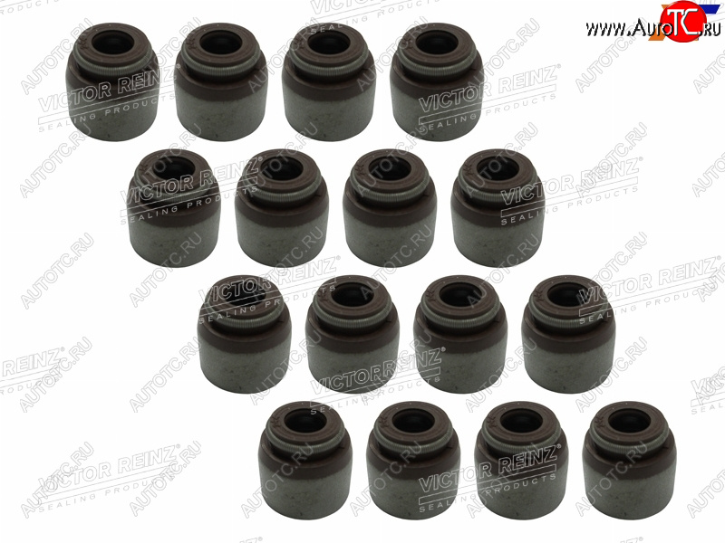 3 399 р. Комплект маслосъемных колпачков NISSAN SR#QR#VQ#RB20DE - впусквыпуск (16 шт) VICTOR REINZ 12-52738-01  с доставкой в г. Воронеж